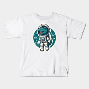 Space Dinosaur Meme Kids T-Shirt